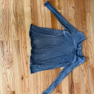 Women's Magnolia Pearl Gray Long Sleeve Top